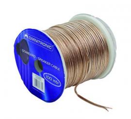 Lautsprecherkabel 2x1,5mm² transparent, 100m 