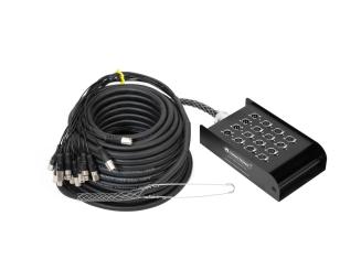 Multicore mit Stagebox,12IN/4OUT, XLR/XLR 