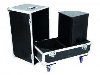 Transportcase 2x PAS-212 mit Rollen 