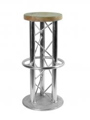 ALUTRUSS Barhocker 3 Fuß mit Kranz/Platte 