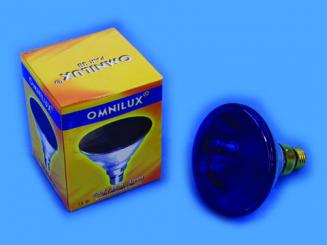 OMNILUX PAR-38 230V/80W E-27 FL blau 