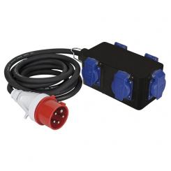 Showtec Stromverteiler Powersplit 1 CEE 16A (IP44) 