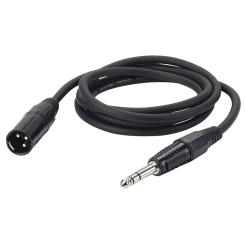 DAP FL04 - bal. XLR/M 3 p. > Jack stereo 1,5m 