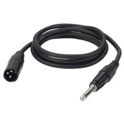 DAP FL13 - unbal. XLR/M 3 p. > Jack mono 1,5m 