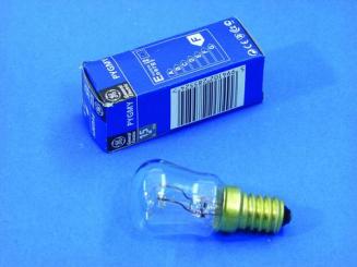 GE Birnenformlampe 230V/15W E-14 1000h klar (EEK: E) 