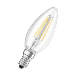 LEDVANCE LED Kerzenlampe Classic B 40 Filament P 4W 827 E14 klar 