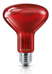 PHILIPS Infrarot IR R95 220-240V 100W E27 Rot 