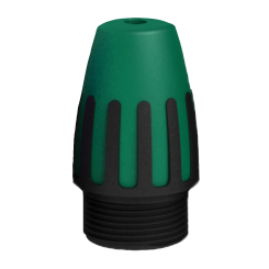 Seetronic Endkappe für XLR Verbinder - grün 