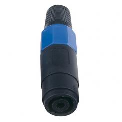 DAP Speakerconnector 4p. Black housing, female, blau 