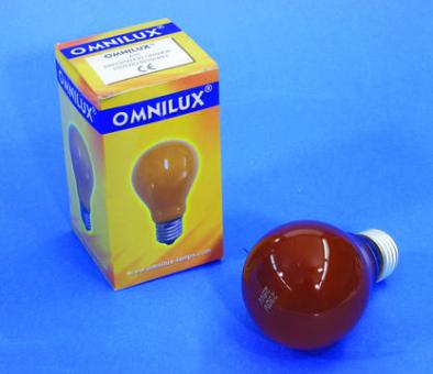OMNILUX A19 Glühlampe 230V/25W E-27 orange 