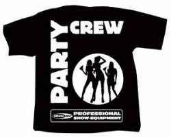 Showtec T-Shirt Partycrew M (100% Baumwolle) 