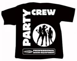 Showtec T-Shirt Partycrew L (100% Baumwolle) 