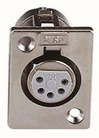 DAP XLR-Buchse 5p. Nickel housing Female 