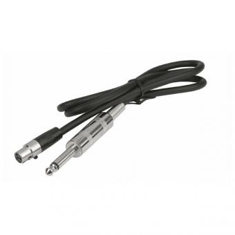 Taschensender Kabel 4-pol Mini XLR (female) - 6,3mm Klinke (mono) 
