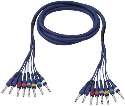 DAP Snake-Kabel FL63 - 8 Jack mono > 8 Jack mono 3m 