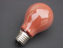 Glühlampe 60x105 230V 15W E-27 rot 