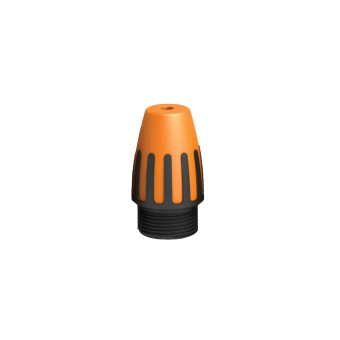 Seetronic Endkappe für XLR Verbinder - orange 