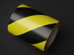 PVC Markierungsklebeband 150mm/33m schwarz/gelb 